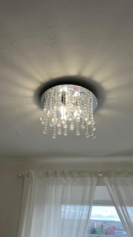 Crystal ceiling light